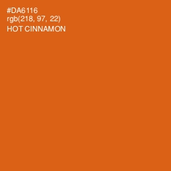 #DA6116 - Hot Cinnamon Color Image