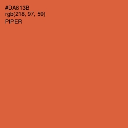 #DA613B - Piper Color Image