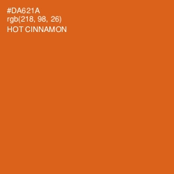 #DA621A - Hot Cinnamon Color Image