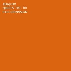 #DA6410 - Hot Cinnamon Color Image