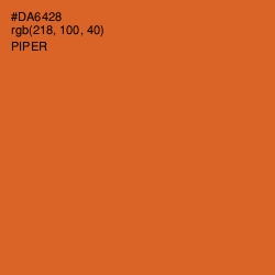 #DA6428 - Piper Color Image