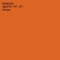 #DA6525 - Piper Color Image