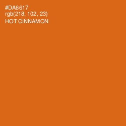 #DA6617 - Hot Cinnamon Color Image