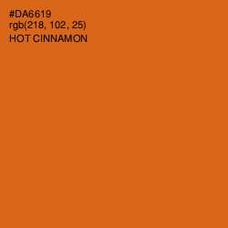#DA6619 - Hot Cinnamon Color Image