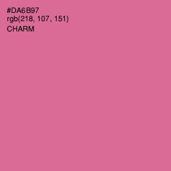 #DA6B97 - Charm Color Image