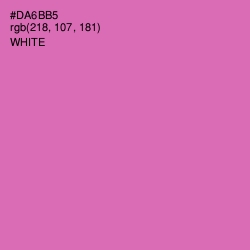 #DA6BB5 - Hopbush Color Image