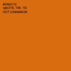 #DA6C10 - Hot Cinnamon Color Image