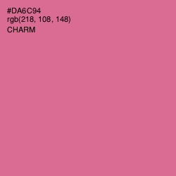 #DA6C94 - Charm Color Image