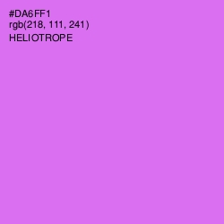 #DA6FF1 - Heliotrope Color Image