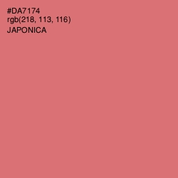 #DA7174 - Japonica Color Image