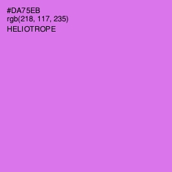 #DA75EB - Heliotrope Color Image
