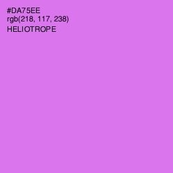 #DA75EE - Heliotrope Color Image