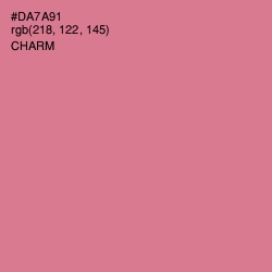 #DA7A91 - Charm Color Image