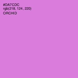 #DA7CDC - Orchid Color Image