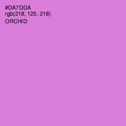 #DA7DDA - Orchid Color Image