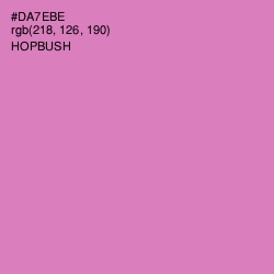 #DA7EBE - Hopbush Color Image