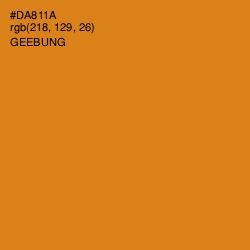 #DA811A - Geebung Color Image