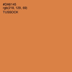 #DA8145 - Tussock Color Image