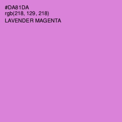 #DA81DA - Lavender Magenta Color Image