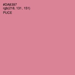 #DA8397 - Puce Color Image