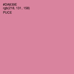 #DA839E - Puce Color Image