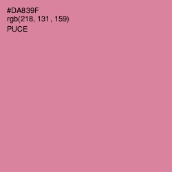 #DA839F - Puce Color Image