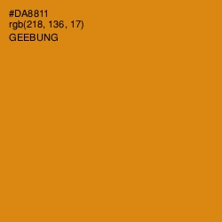 #DA8811 - Geebung Color Image