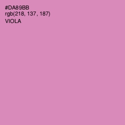 #DA89BB - Viola Color Image