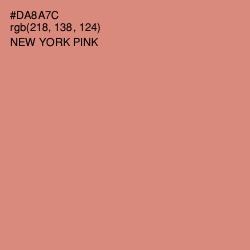 #DA8A7C - New York Pink Color Image