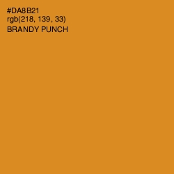 #DA8B21 - Brandy Punch Color Image