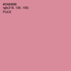 #DA8B9B - Puce Color Image