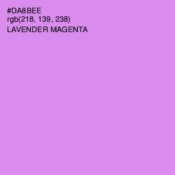 #DA8BEE - Lavender Magenta Color Image