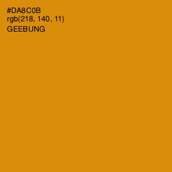 #DA8C0B - Geebung Color Image