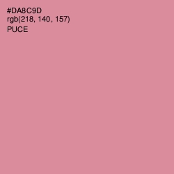 #DA8C9D - Puce Color Image