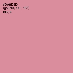 #DA8D9D - Puce Color Image