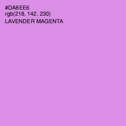 #DA8EE6 - Lavender Magenta Color Image