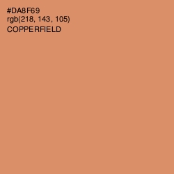 #DA8F69 - Copperfield Color Image