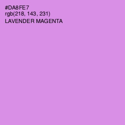 #DA8FE7 - Lavender Magenta Color Image