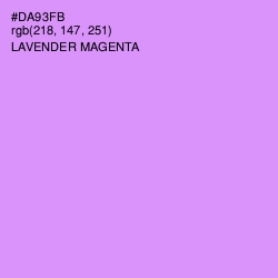 #DA93FB - Lavender Magenta Color Image
