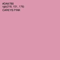 #DA97B0 - Careys Pink Color Image