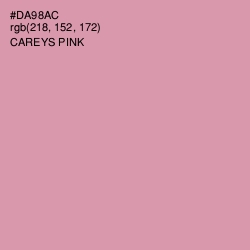 #DA98AC - Careys Pink Color Image