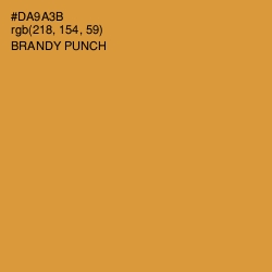 #DA9A3B - Brandy Punch Color Image