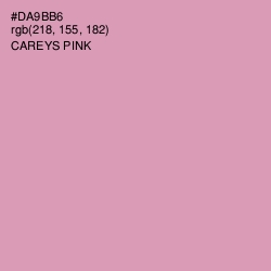 #DA9BB6 - Careys Pink Color Image