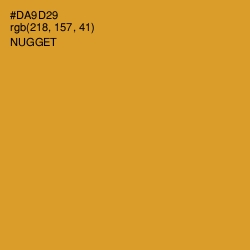 #DA9D29 - Nugget Color Image