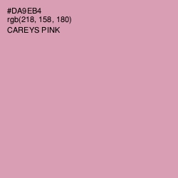 #DA9EB4 - Careys Pink Color Image