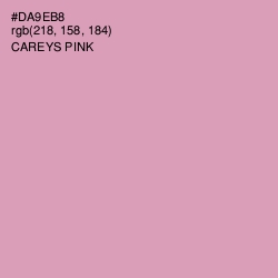 #DA9EB8 - Careys Pink Color Image