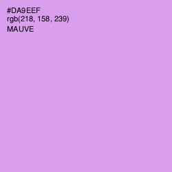 #DA9EEF - Mauve Color Image