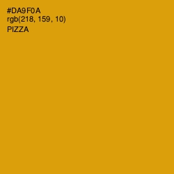 #DA9F0A - Pizza Color Image