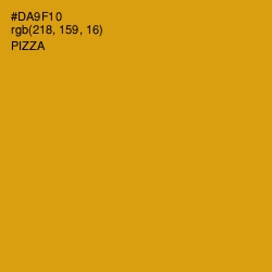 #DA9F10 - Pizza Color Image