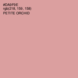 #DA9F9E - Petite Orchid Color Image